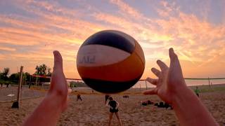 4K GoPro Beach Volleyball  POV Highlights 15 [upl. by Naman]