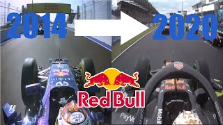 F1 Red Bull 20142020 Onboard  V6 Turbo Engine Sound Evolution Renault amp Honda [upl. by Amitak873]