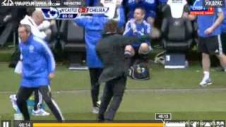 Andre Villas Boas celebrated a goal [upl. by Hamrnand13]