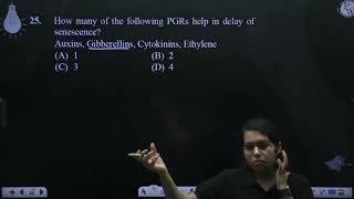 How many of the following PGRs help in delay of senescence Auxins Gibberellins Cytokinins Et [upl. by Aseeram]