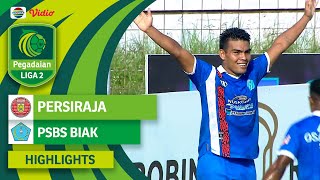 Persiraja Banda Aceh VS PSBS Biak  Highlights  Pegadaian Liga 2 202324 [upl. by Aidile595]