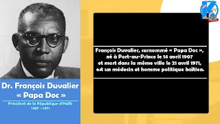 François Duvalier  Naissance Histoire [upl. by Trevlac545]