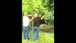 Bald faced hornets nest removal gone wrong Fail Part 2 [upl. by Keele]