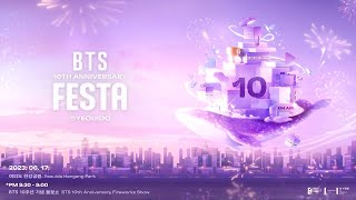 BTS 10th Anniversary Fireworks Show 4K [upl. by Knowle942]