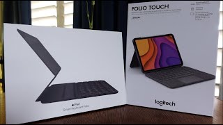 iPad Smart Keyboard Folio VS Logitech Folio Touch [upl. by Martica]