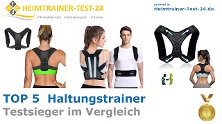 Die besten Haltungstrainer  Geradehalter 2024 TOP 5 🥇 Testsieger im Vergleich gut und günstig [upl. by Skell]