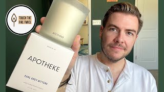 Earl Grey Bitters Candle Review amp Brand Intro  Apotheke Co  TouchTheFireTwice [upl. by Aimal]