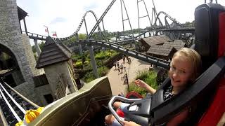 Legendia 2019 LECH COASTER In Ride GoPro [upl. by Ennazus]