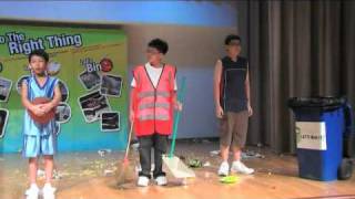 Lets Bin It Skit by Nan Hua High School [upl. by Adnohser]