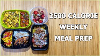 2500 Calorie Meal Plan [upl. by Boorman808]