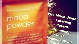 Maca  Wie Maca Dir hilft schneller zu werden und Muskeln aufzubauen [upl. by Arman638]