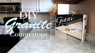 DIY Granite Countertop – Giani – How To Tutorial and Review with 3 Month Followup [upl. by Atiker364]