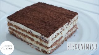 Evde bisküvi varsa hemen bu tatlıyı yapacaksın Tiramisu tadında bisküvi pastası  Figen Ararat [upl. by Gun]