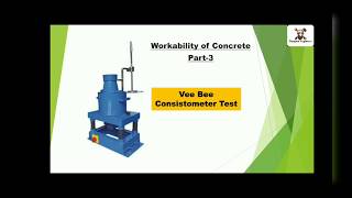 Vee Bee Test  Workability of Concrete Part 3 [upl. by Bubalo]