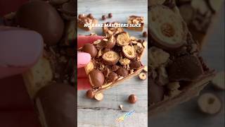 No Bake Maltesers Slice ❤️❤️❤️shorts youtubeshorts dessert unitydelights [upl. by Sackman]