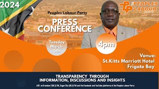 PLP Press Conference [upl. by Atterbury]