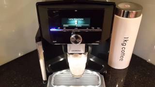 Siemens EQ9 S300  S500  Latte Macchiato  Kaffeevollautomat Silent [upl. by Silvers276]