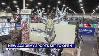 New Kingsport Academy Sports  Outdoors gives sneak peek inside [upl. by Auqenahs]