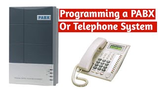 Program a telephone intercom system pabx [upl. by Whyte]