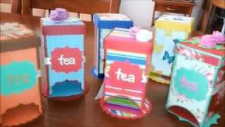 tea box dispenser  tutorial [upl. by Ayanad]