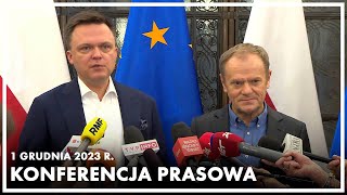 Konferencja prasowa Marszałka Sejmu po spotkaniu z Przewodniczącym PO [upl. by Gunnar470]