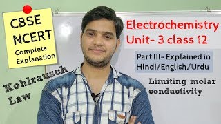 Electrochemistry class 12 part 3 NCERT unit 3 explained in Hindiاردو [upl. by Einotna]