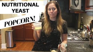 Nutritional Yeast Popcorn  How to Make Nutritional Yeast Popcorn [upl. by Asihtal781]