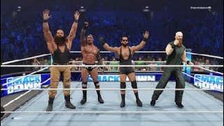 Wyatt Family and Randy Orton vs The Bloodline [upl. by Dacey]