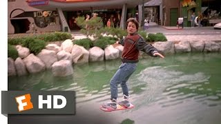 Back to the Future Part 2 312 Movie CLIP  Hover Board Chase 1989 HD [upl. by Hcirdeirf]