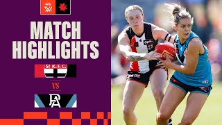 St Kilda v Port Adelaide Highlights  Round 3 2023  AFLW [upl. by Nitsuga932]