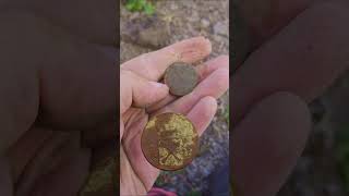 Day 3 of metal detecting an old Finnish farm field These are my finds [upl. by Elleinnad]