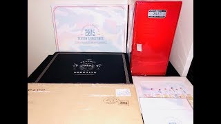 UNBOXING ♡ BTS 방탄소년단 SEASONS GREETINGS 2015  2018 [upl. by Nwahsed425]