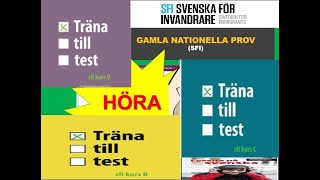 Gamla Nationella Prov SFI Kurs D 60 minuter från skolverket läsförståelseprovsfi2023sva sfi [upl. by Keldon]