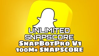 UNLIMTED SNAPSCORE SnapBotPro V1 RELEASE AND SHOWCASE [upl. by Gnilhsa655]