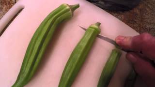 OKRA TIPS TENDER OR TOO TOUGH [upl. by Assek]