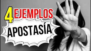 4 Ejemplos de APOSTASIA en la BIBLIA [upl. by Travax]