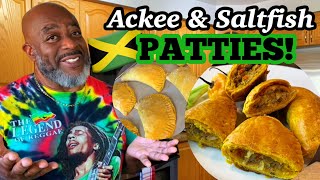 How to make Ackee amp Saltfish Jamaican Patties  Deddys Kitchen [upl. by Leyla]