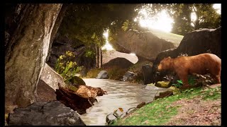 Creating a quick Unreal Engine 4 river scene Speed Level Design [upl. by Lauralee]