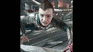 Thor saves Atreus 4K┃God of War Ragnarök shorts [upl. by Eiddet]