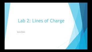 GaTech PHYS 2212 Lab 2  Lines of Charge [upl. by Pressey]