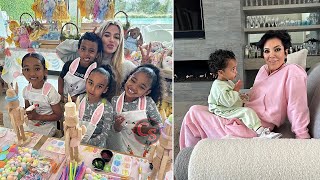 Inside The Kardashian Jenner Family’s 2024 Easter Celebration with Kids [upl. by Eelra]