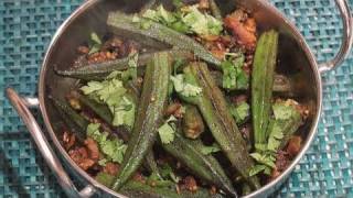 Bhindi Bhaji Recipe [upl. by Boaten42]