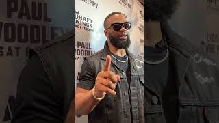 Tyron Woodley Jake Paul’s pride will get him in trouble on Saturday 😬  Shorts [upl. by Katz]