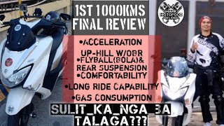 Suzuki Burgman Street  1st 1000kms FINAL REVIEW  Acceleration UpHill wOBR  MARK MotoFood Vlog [upl. by Thynne]