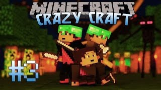 Minecraft Crazy Craft Adventure Episode 3  SILVERFISH GONE CRAZY [upl. by Yral]