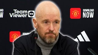 Its not a secret I WANTED A STRIKER We have to match FFP  Erik ten Hag  Man Utd v West Ham [upl. by Airdna]