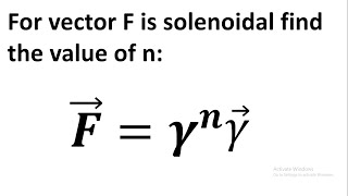 Vector Calculus  solenoidal Vector  Engineering Maths  GATE UPSC Simplified [upl. by Llerrit]