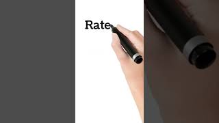 rate meaning in Hindi  rate ka matlab kya hota hai  englishmeaning shorts [upl. by Hanonew]