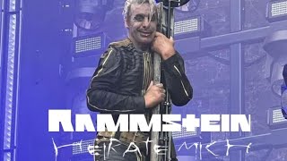 Rammstein  Heirate Mich Live 2022 [upl. by Esdnyl]