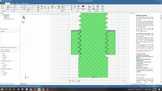 DesignSpark Mechanical Tutorial Metric threads [upl. by Najar]